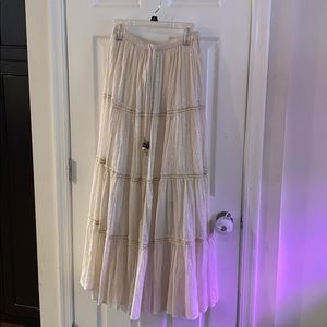 Boho Cream Skirt